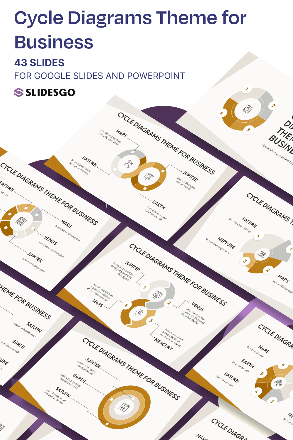Cycle Diagrams Theme for Business Presentation