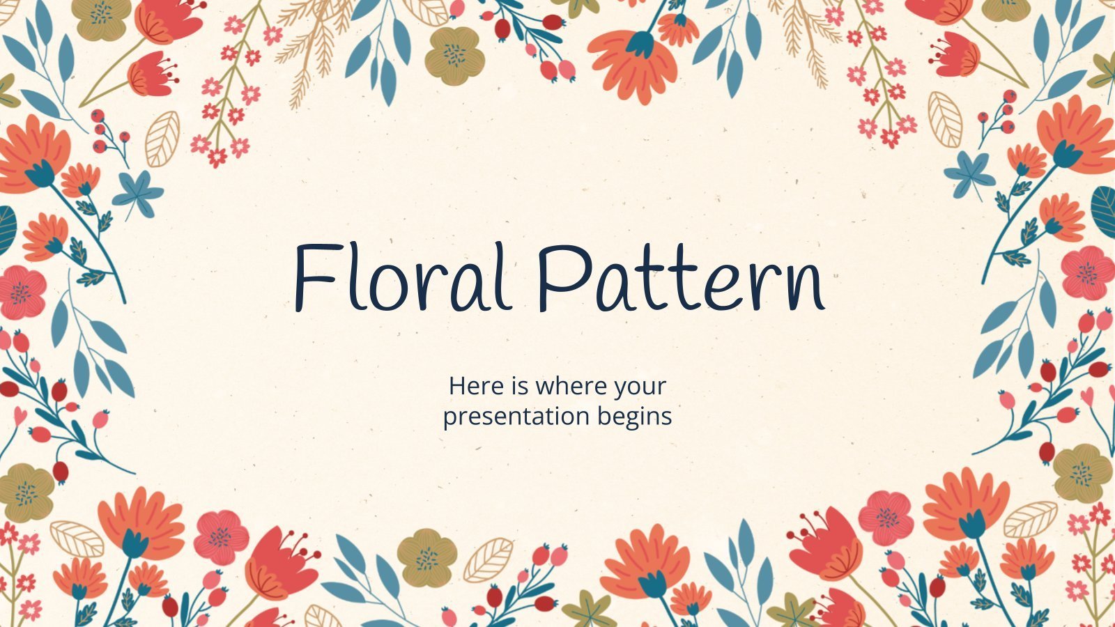 Free Floral Google Slides themes and PowerPoint templates