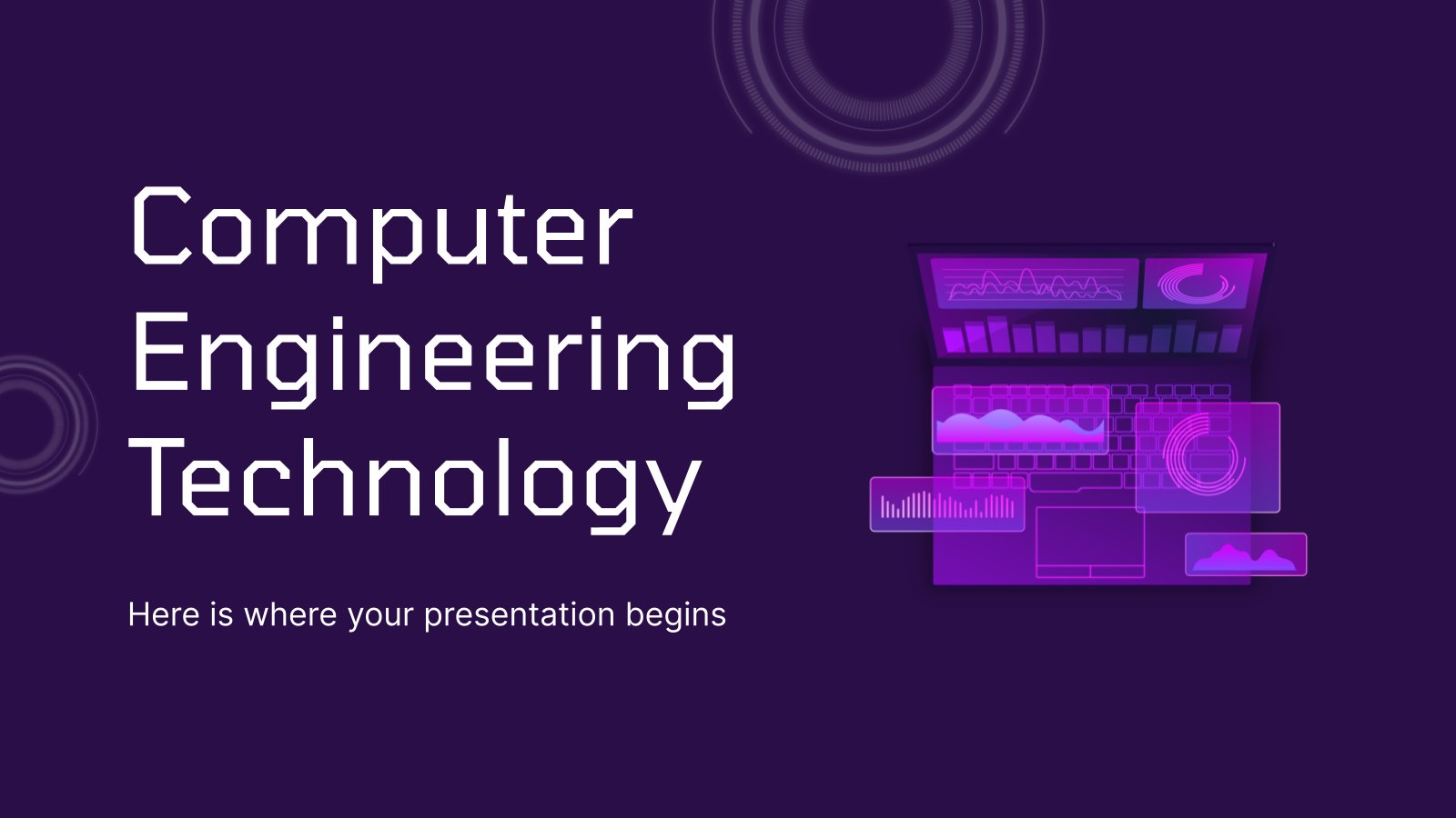 Plantilla de presentación Tecnología de ciencias de la computación