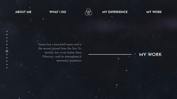 Plantilla de presentación Portafolio de diseñador web