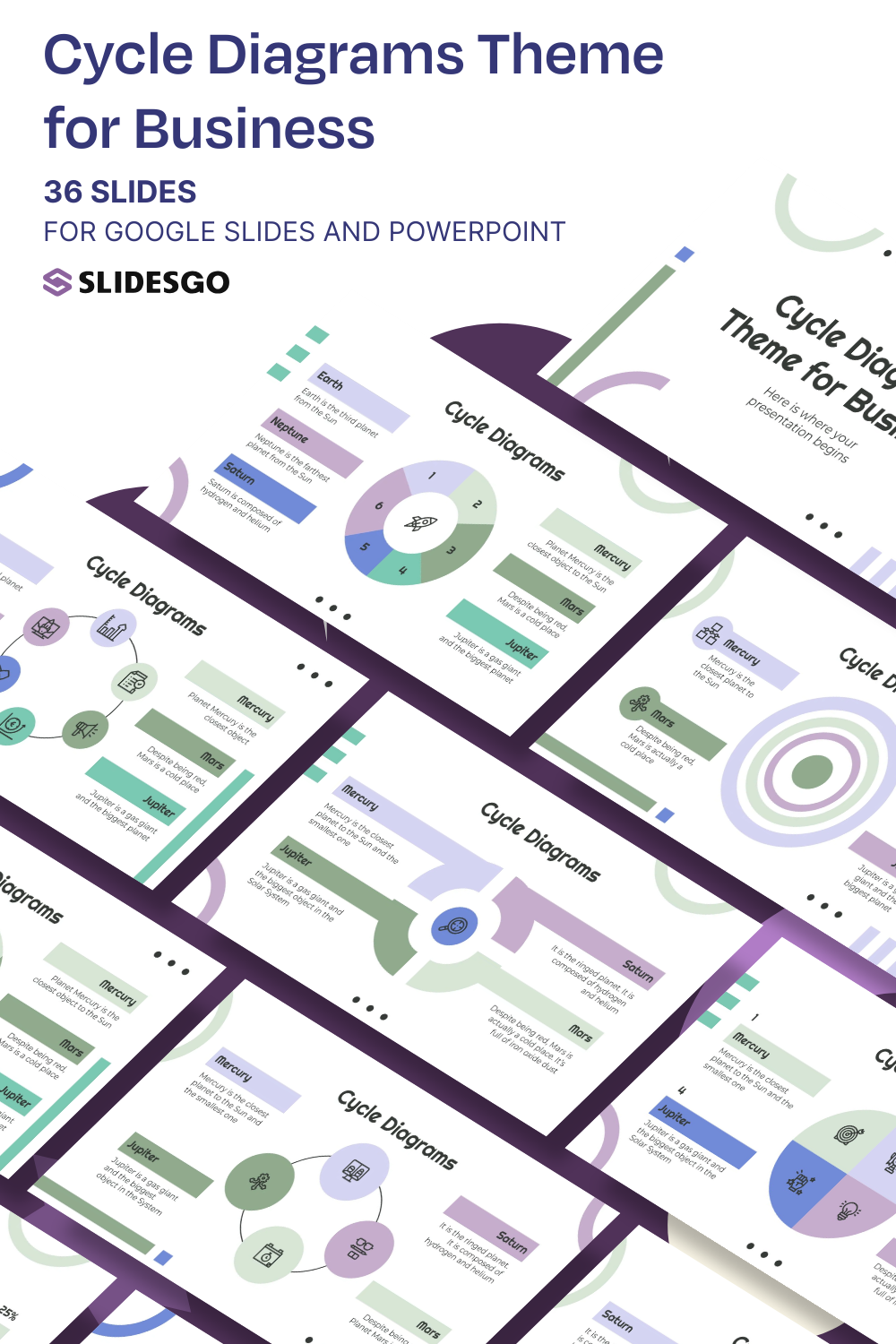 Cycle Diagrams Theme for Business Presentation
