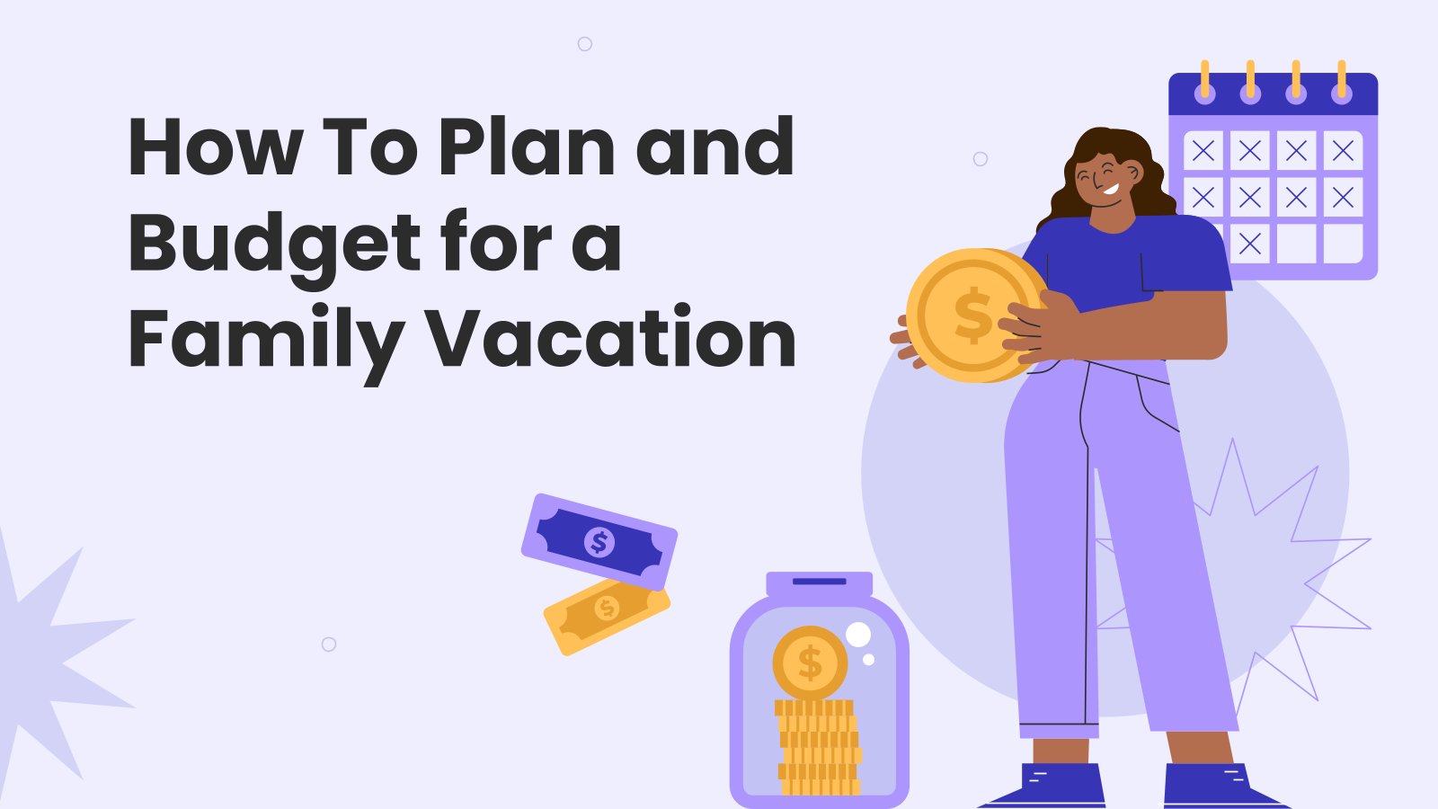 How to Plan and Budget for a Family Vacation presentation template 