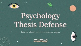 Psychology Thesis Defense presentation template