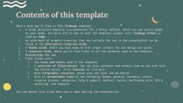 Psychology Thesis Defense presentation template