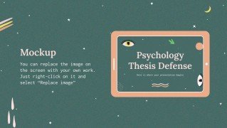 Psychology Thesis Defense presentation template