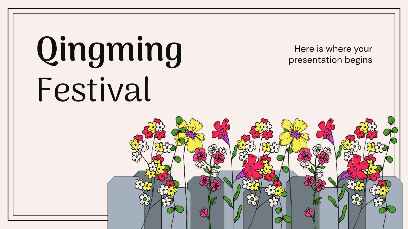 Plantilla de presentación Festividad de Qingming