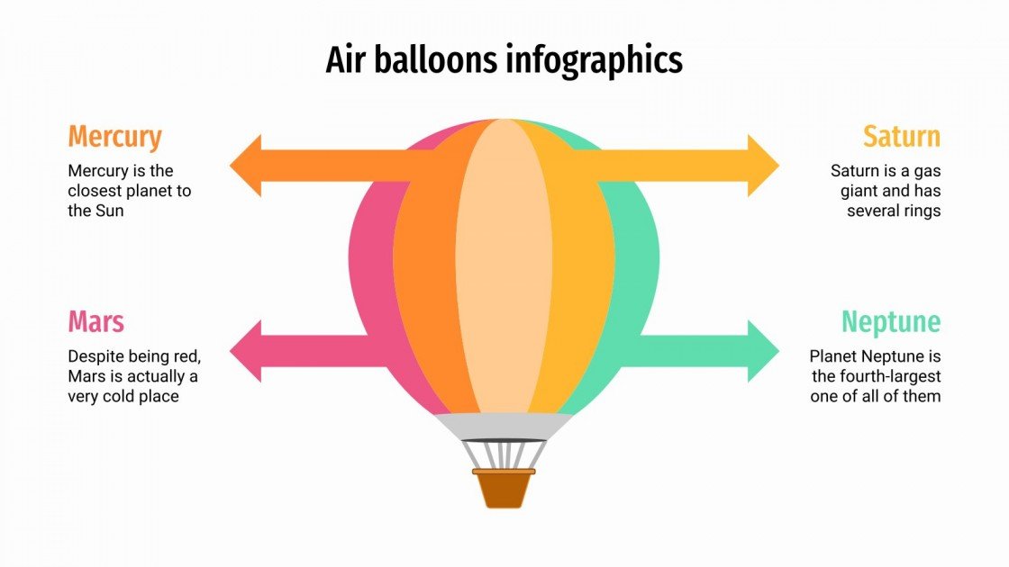 Air Balloons Infographics Google Slides and PPT theme