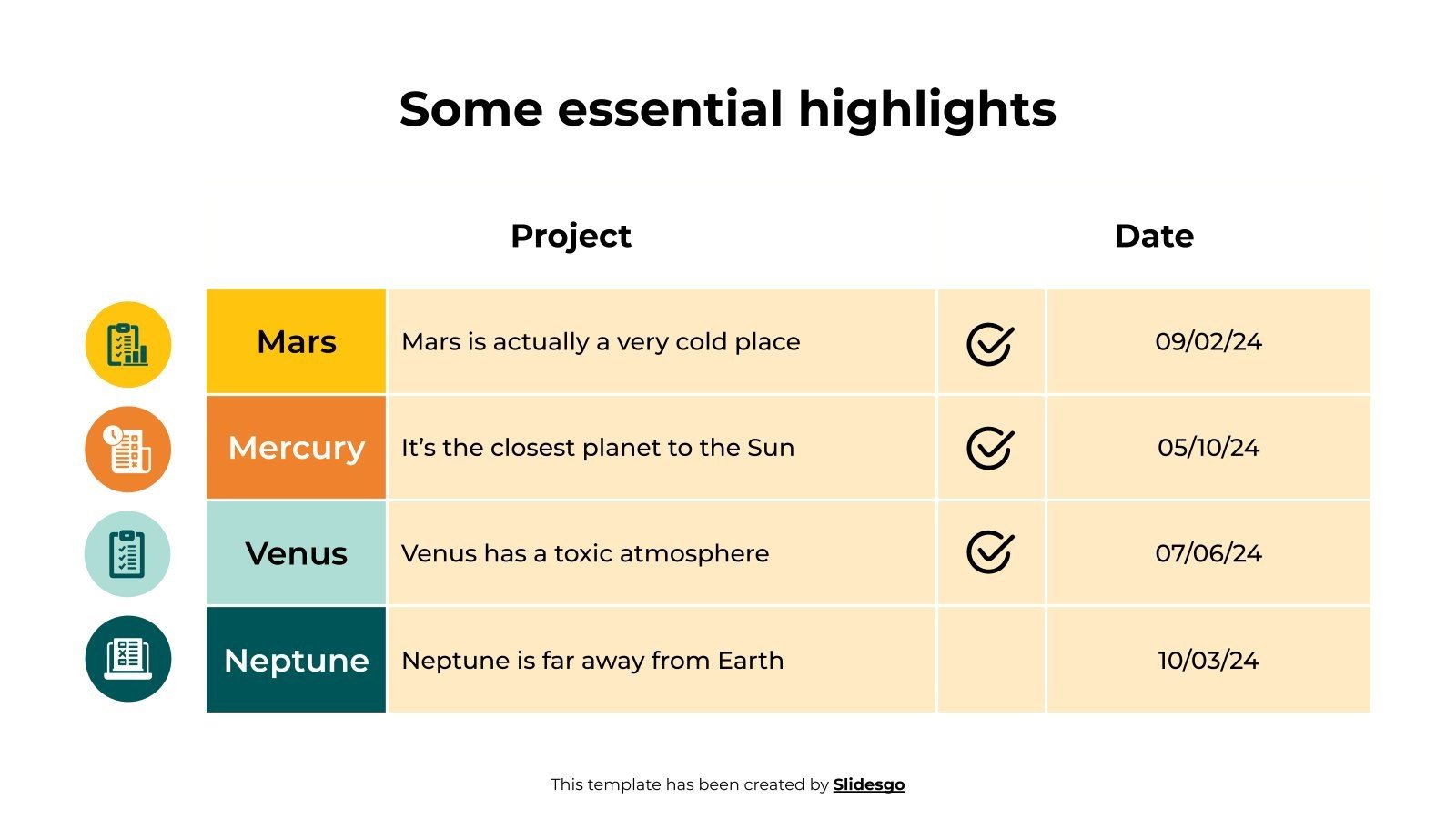 List Infographics Template
