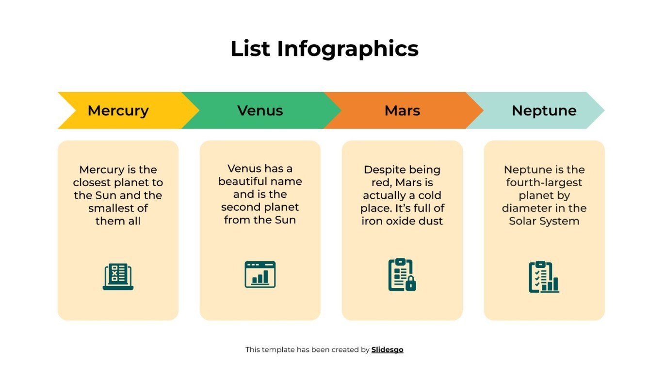 List Infographics Template