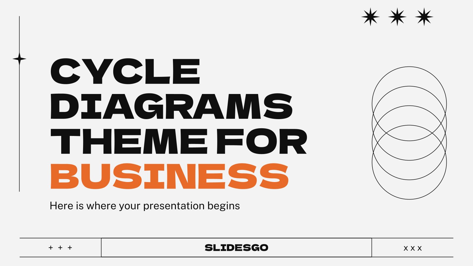 Cycle Diagrams Theme for Business presentation template 