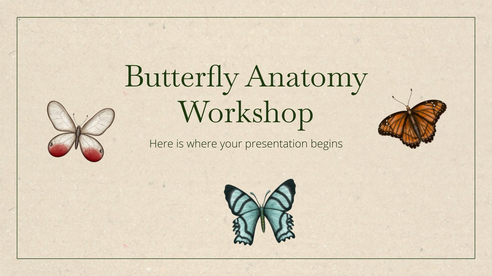 Free Butterfly Google Slides and PPT Templates