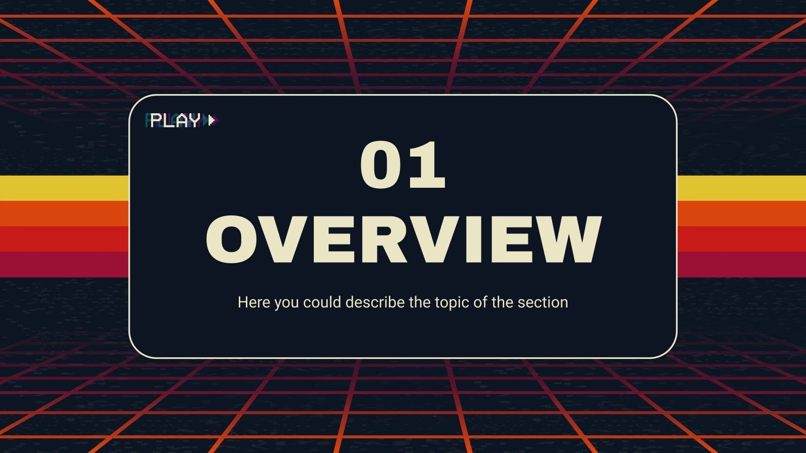 Vintage VHS Style Lesson | Google Slides and PowerPoint