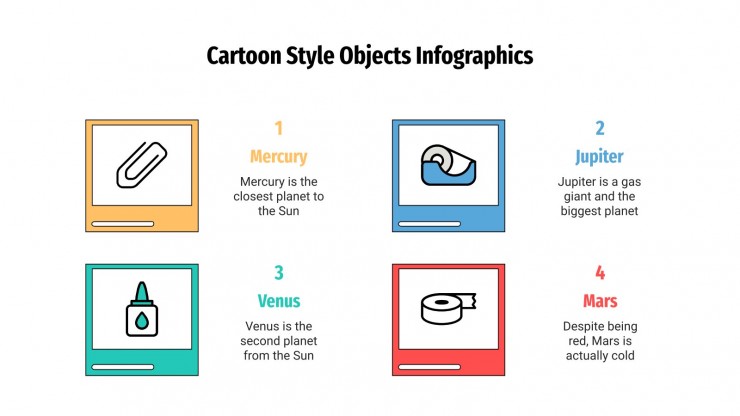 Cartoon Style Infographics presentation template