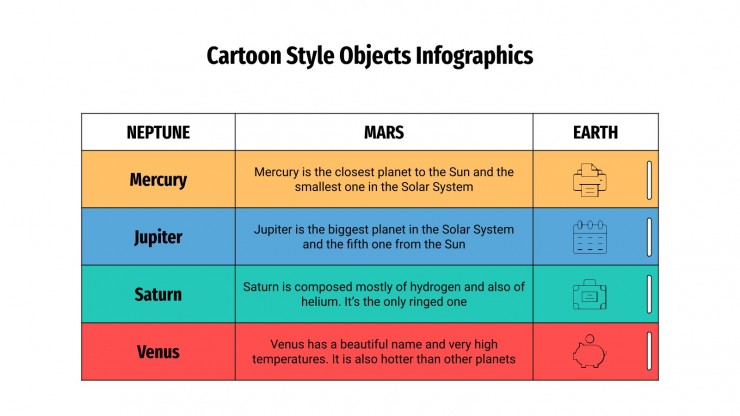 Cartoon Style Infographics presentation template