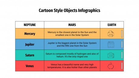 Cartoon Style Infographics presentation template