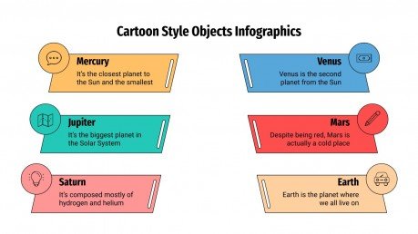 Cartoon Style Infographics presentation template