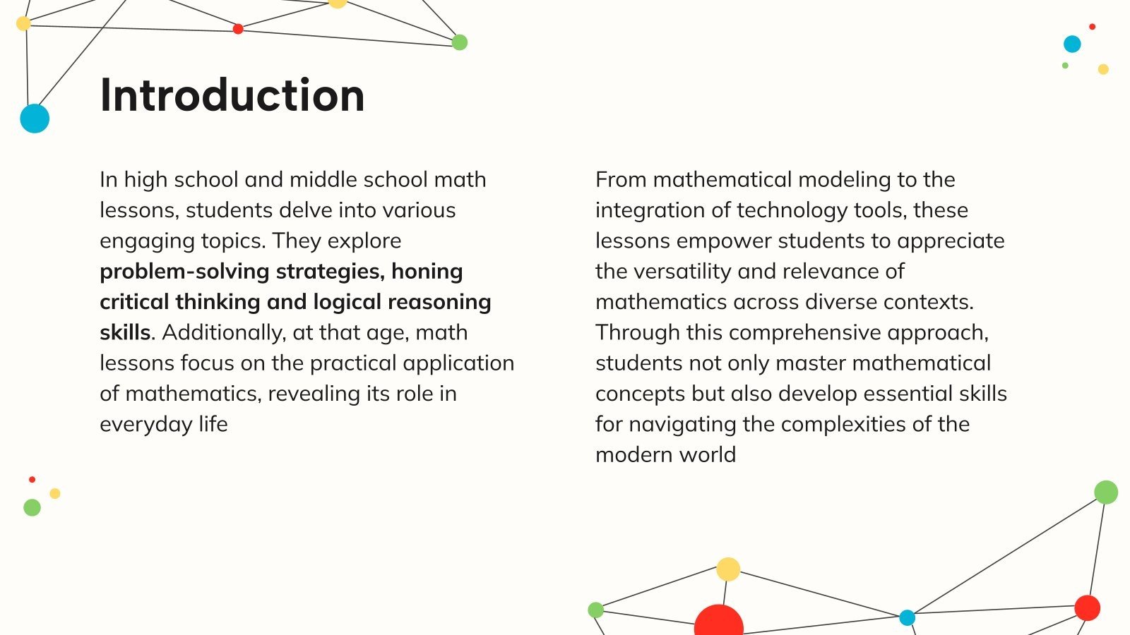 Discrete Mathematics: Graph Theory and Networks - 12th Grade