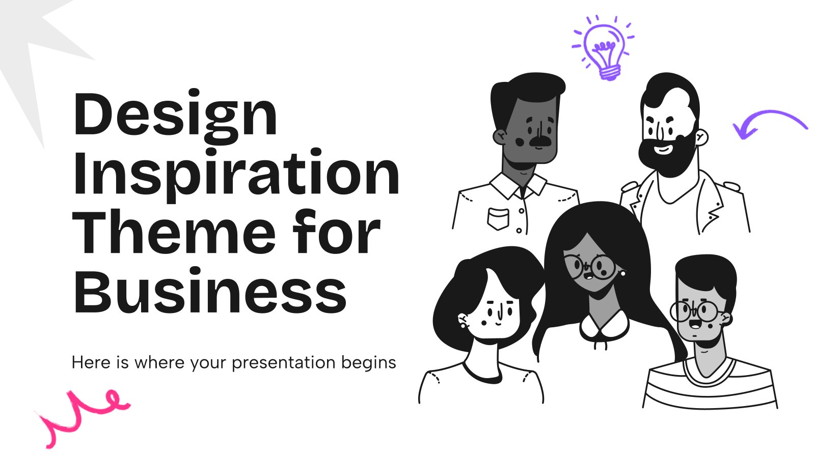 Design Inspiration Theme for Business presentation template 