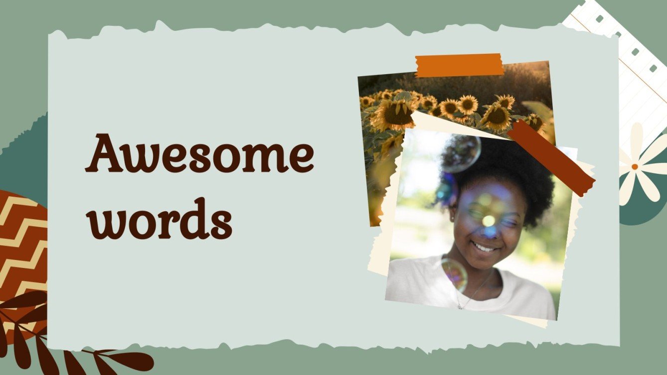 Design Inspiration Scrapbook Presentation