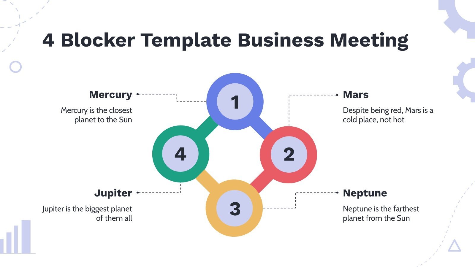 4 Blocker Template Business Meeting Presentation