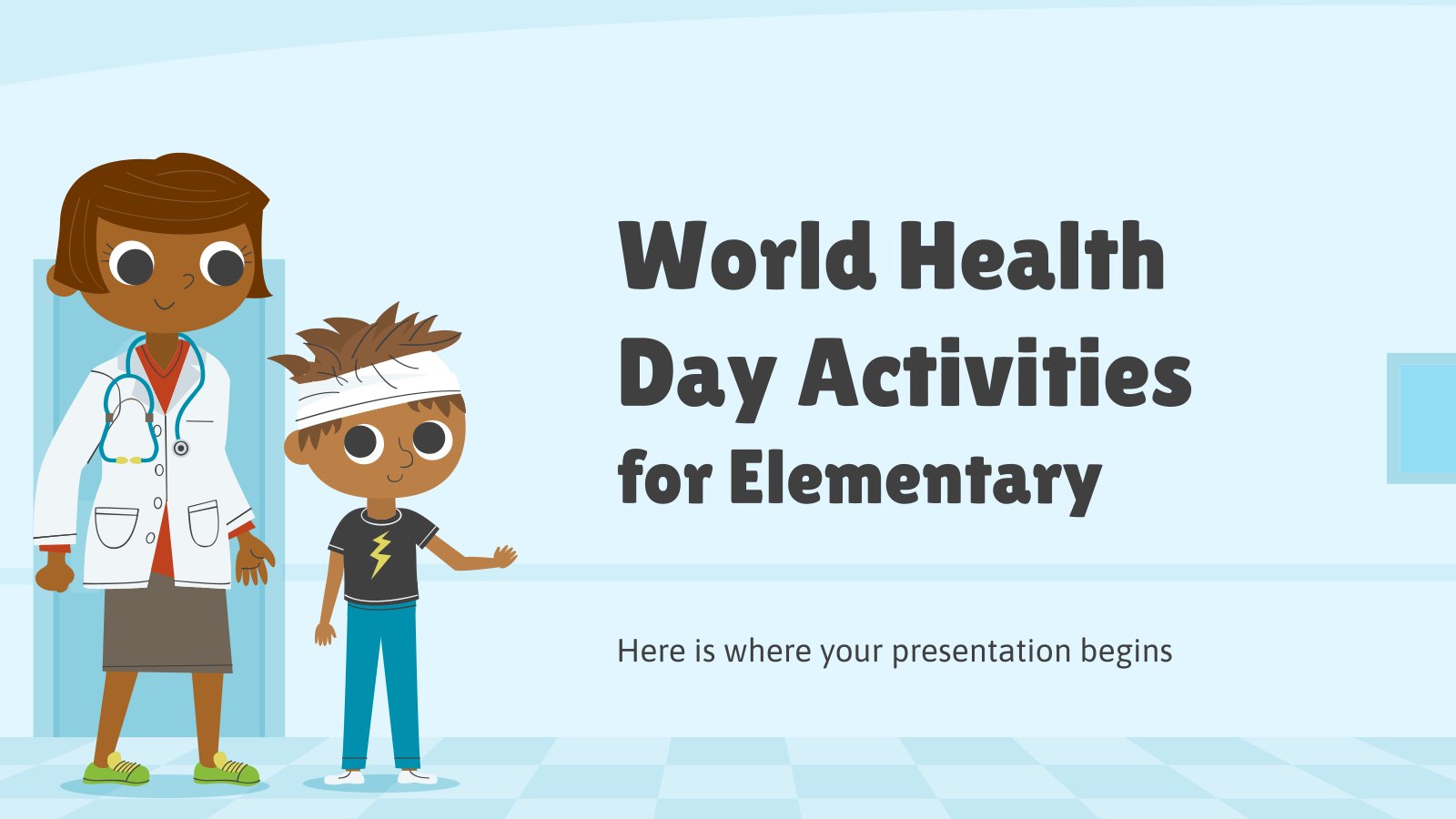 World Health Day Activities for Elementary presentation template 