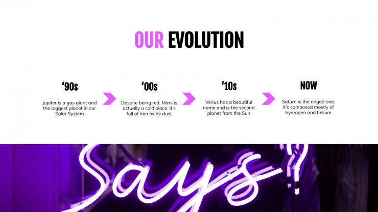 Neon Agency presentation template