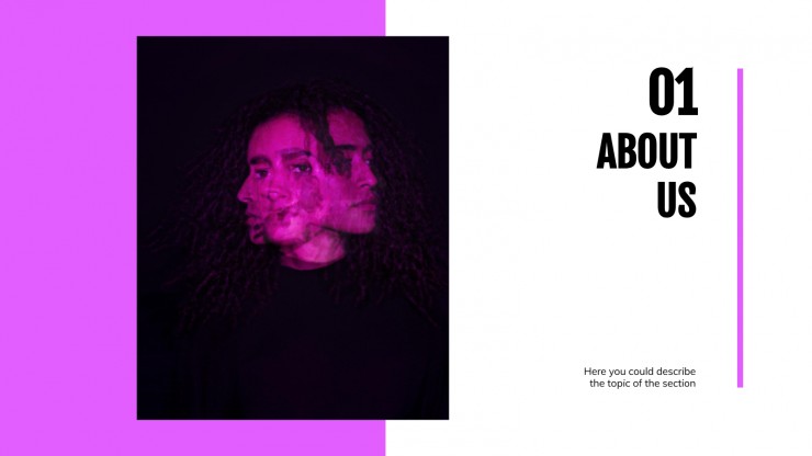 Neon Agency presentation template