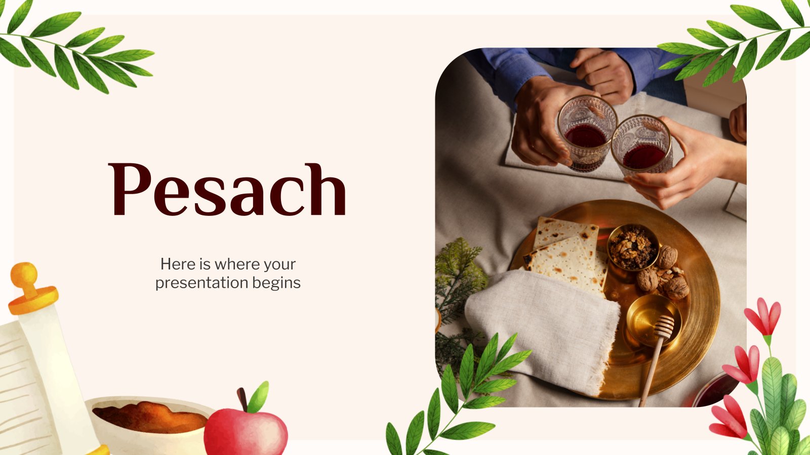 Pesach presentation template 