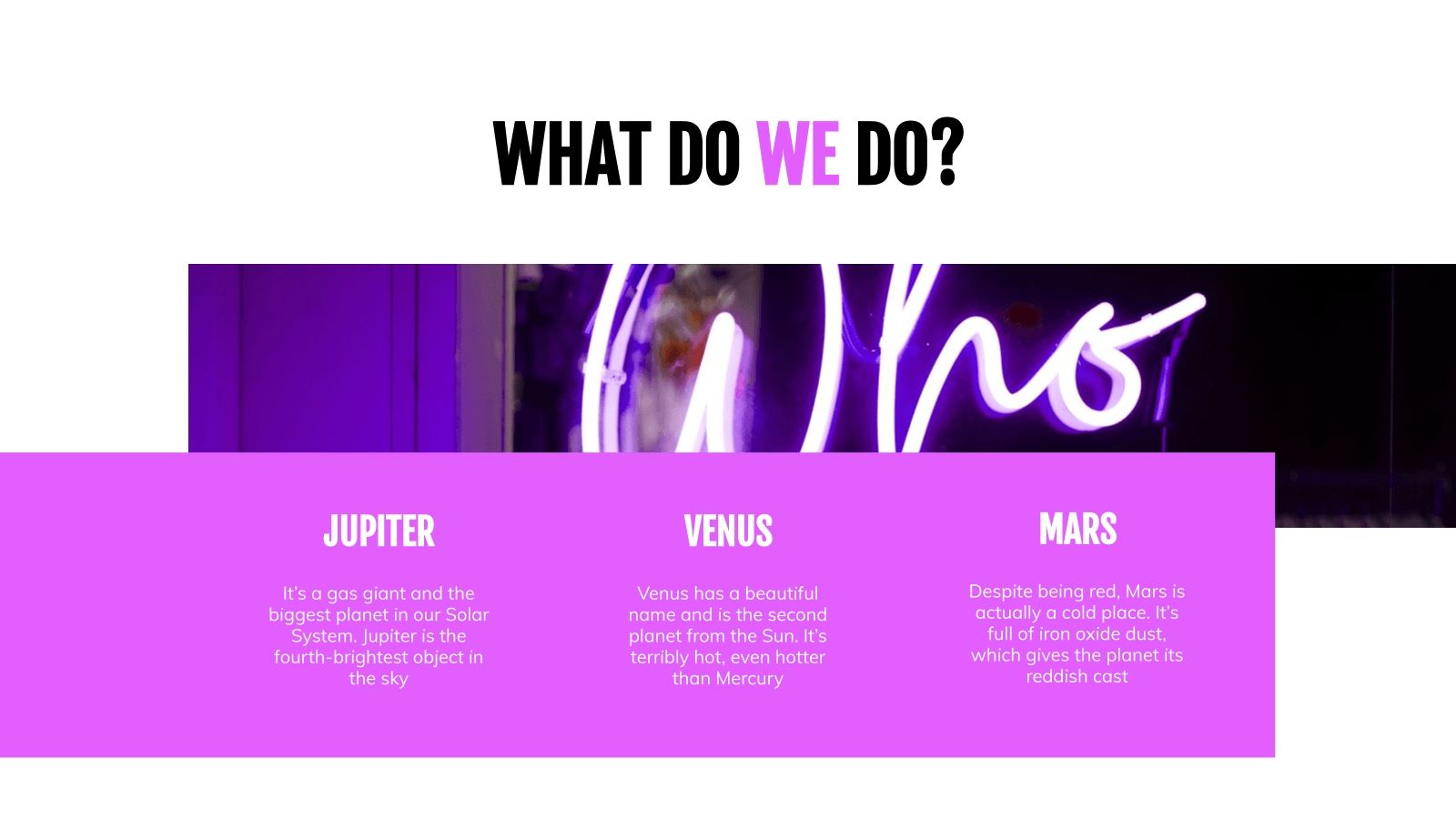 Neon Agency Google Slides Theme and PowerPoint Template