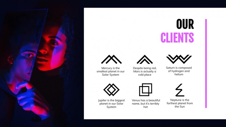 Neon Agency presentation template
