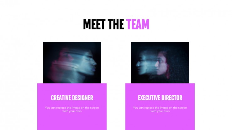 Neon Agency presentation template