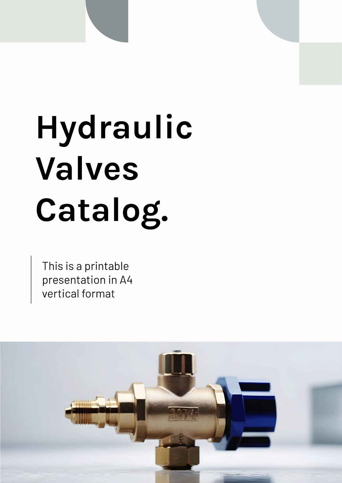 Hydraulic Valves Catalog Presentation
