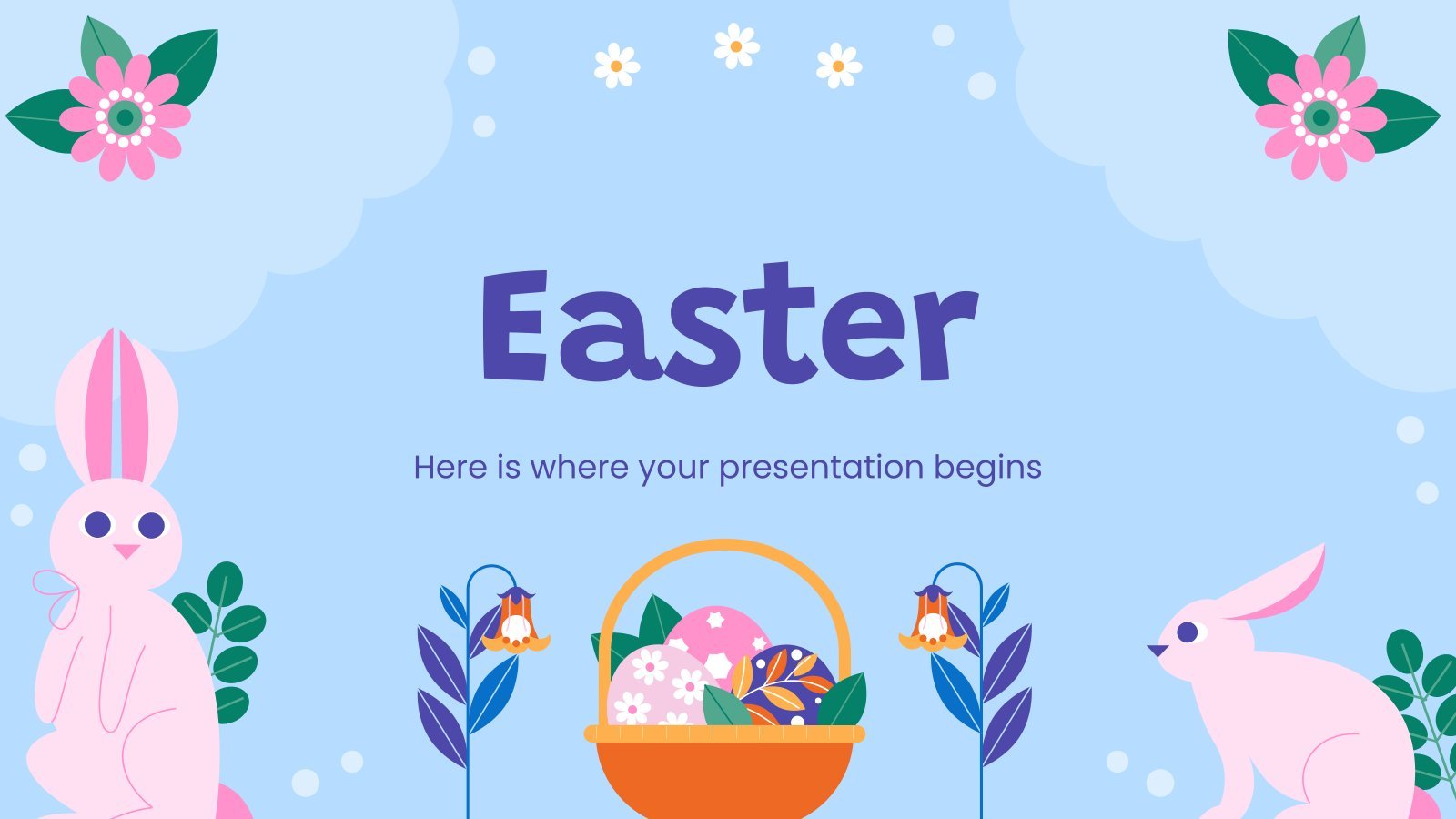 Easter presentation template 