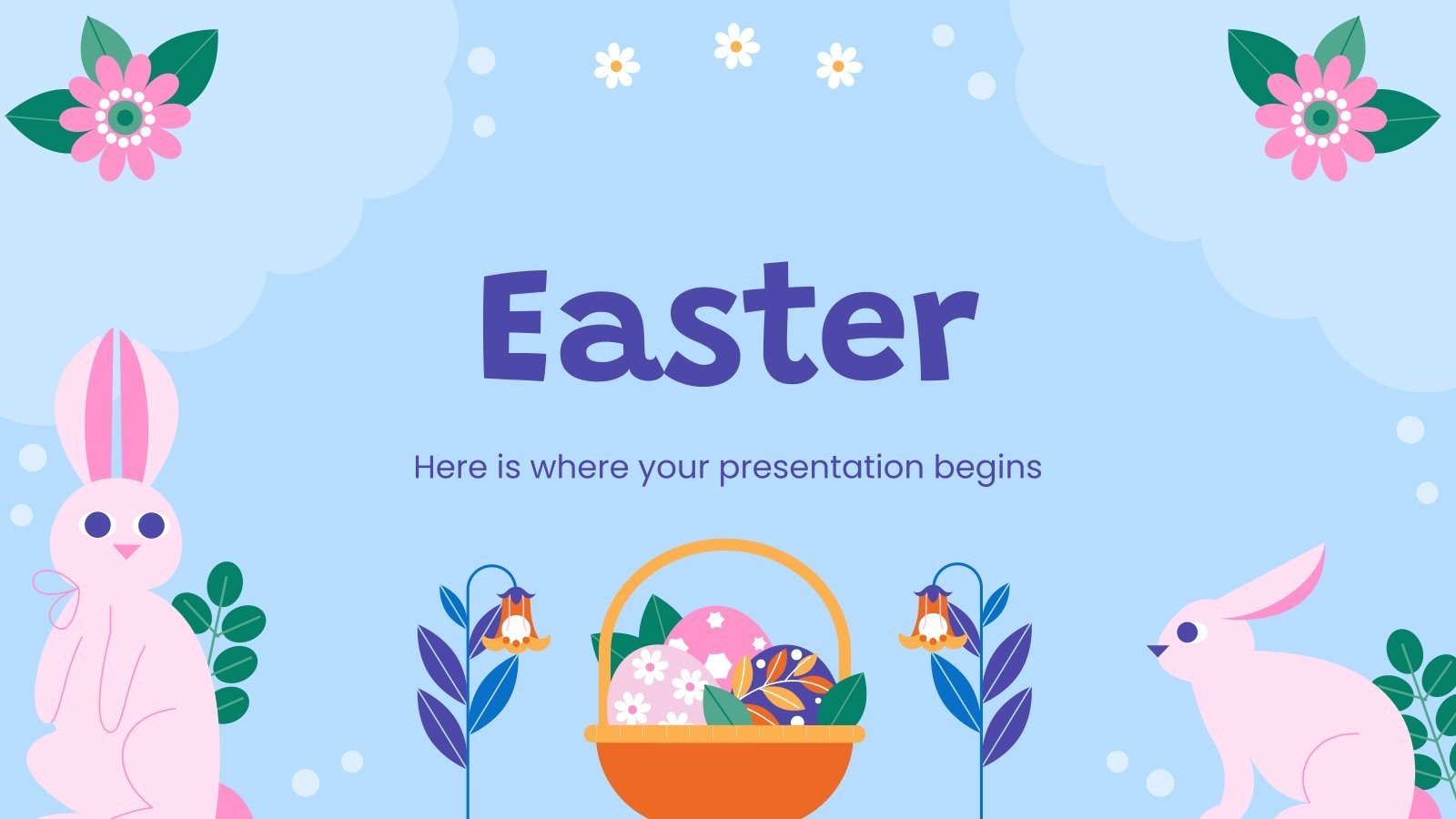 Free Easter-themed templates for Google Slides & PowerPoint