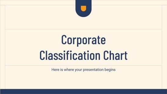 Plantilla de presentación Cuadro de clasificación de empresas