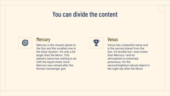 Corporate Classification Chart presentation template 