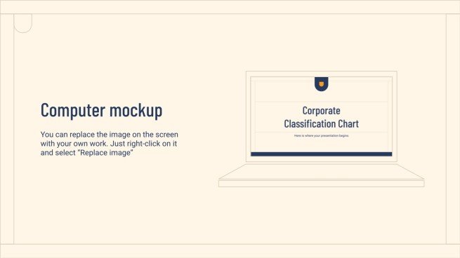 Corporate Classification Chart presentation template 