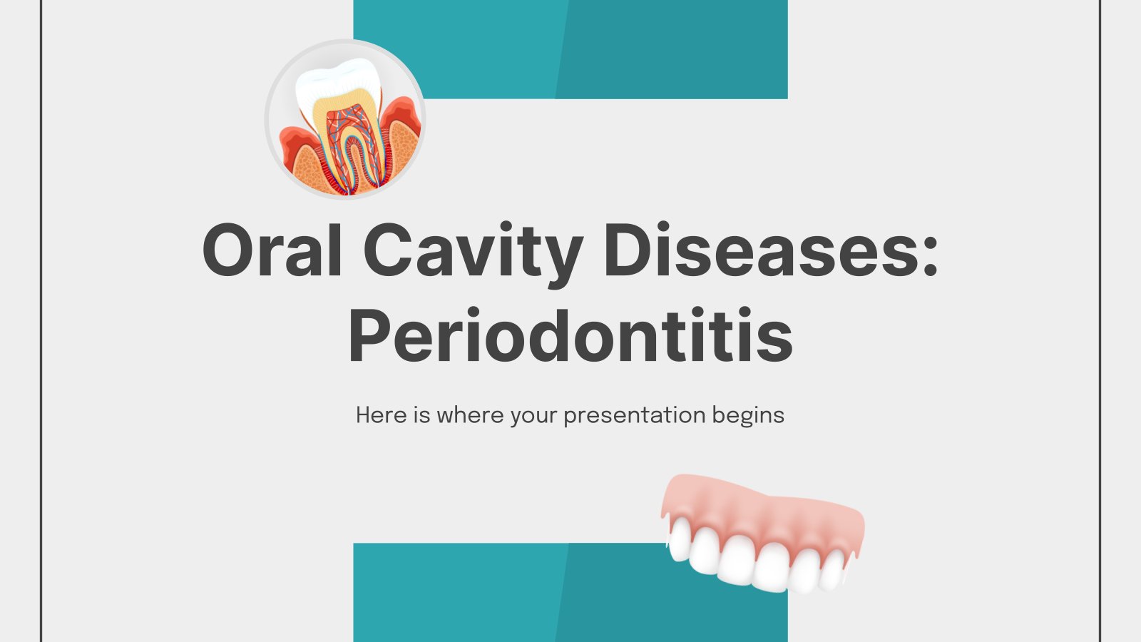 Modelo de apresentação Doenças da cavidade oral: periodontite