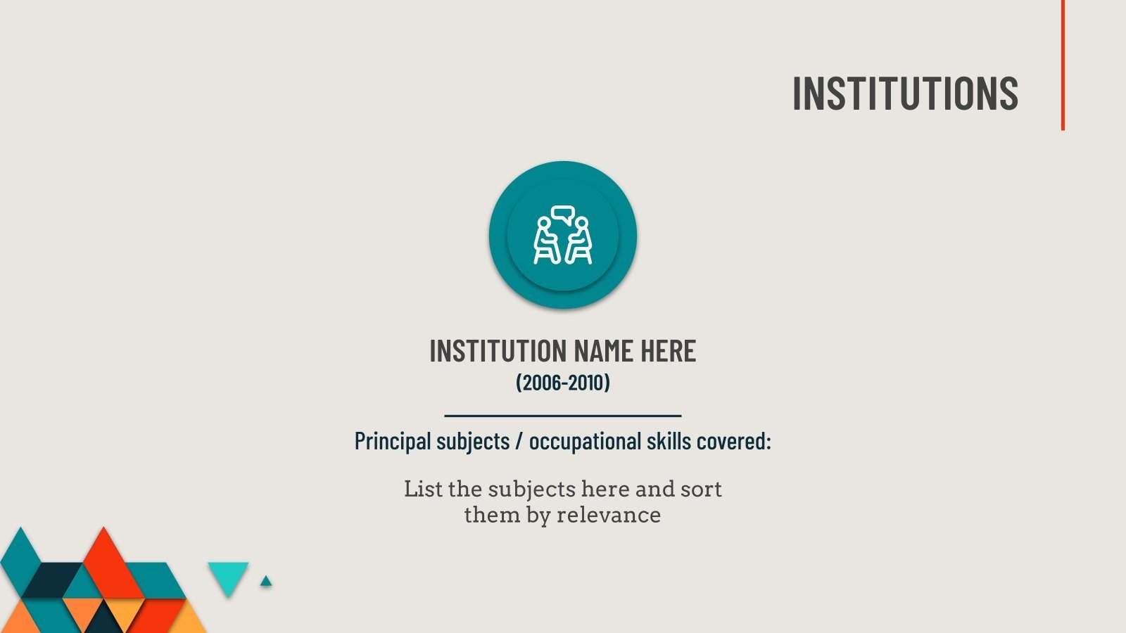 Mon CV créatif Modèles de présentation