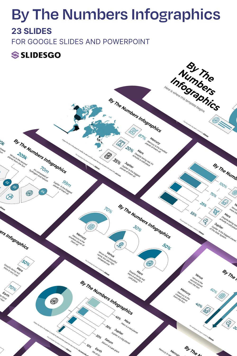 Infographic Examples Numbers By The Numbers Infographics Template