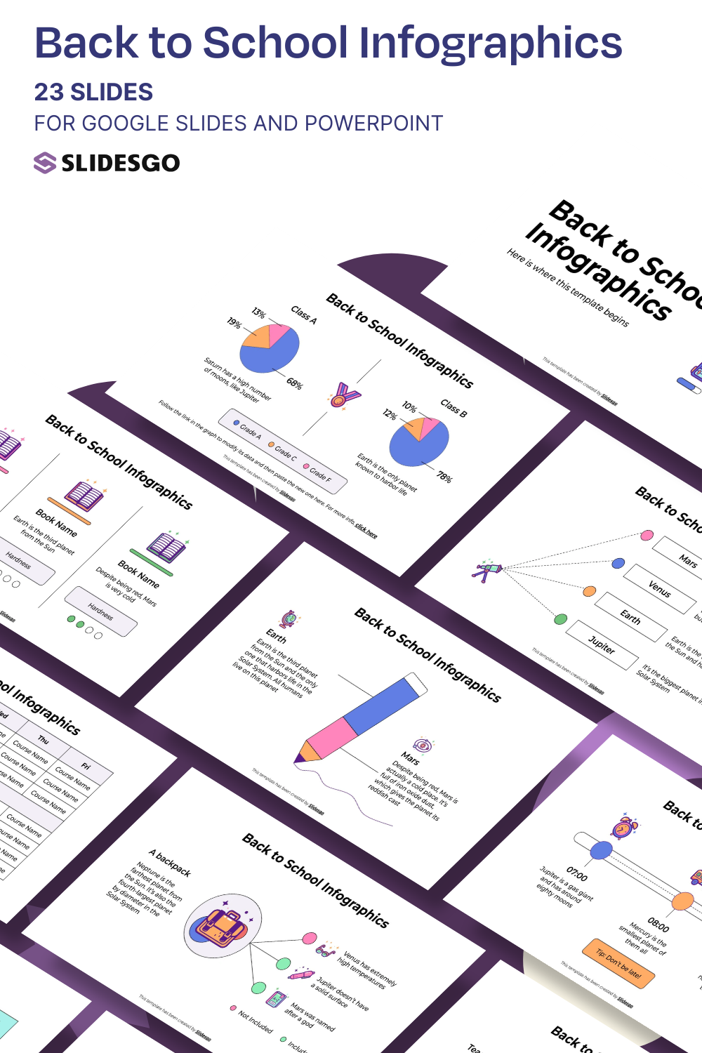 Back to School Infographics Template