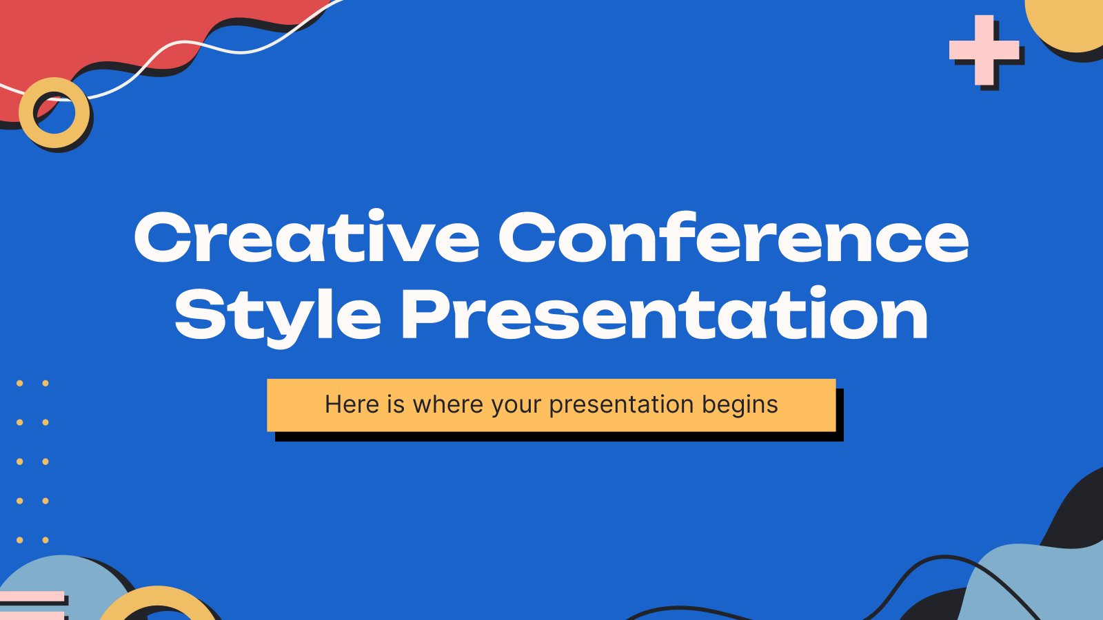 Creative Conference Style Presentation presentation template 