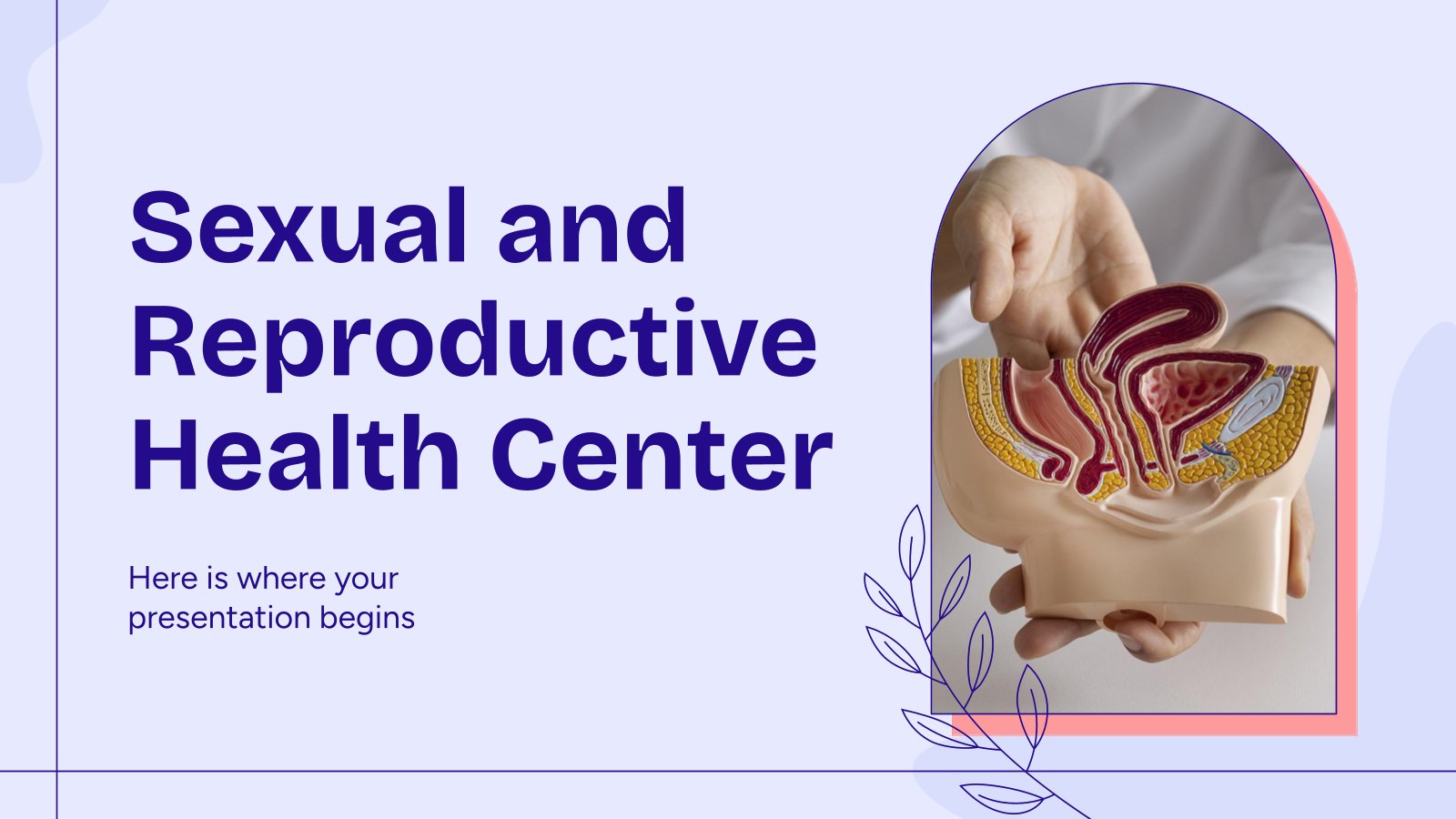 Sexual and Reproductive Health Center presentation template 