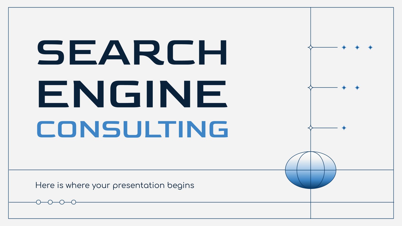 Search Engine Consulting presentation template 