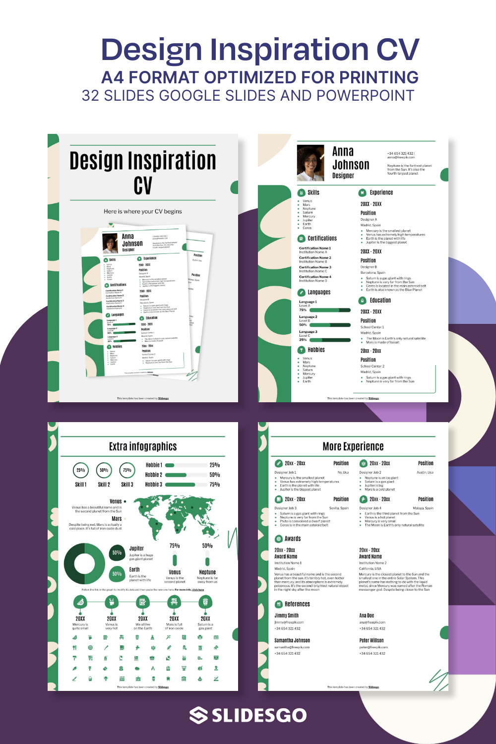 Design Inspiration CV Presentation