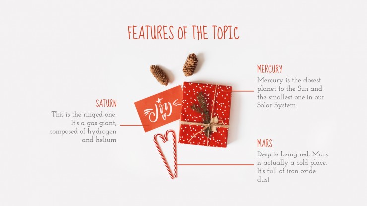 Atelier de Noël : Modèles de présentation