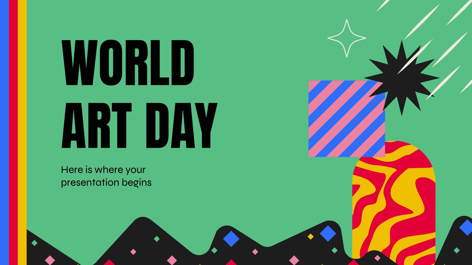 World Art Day presentation template 