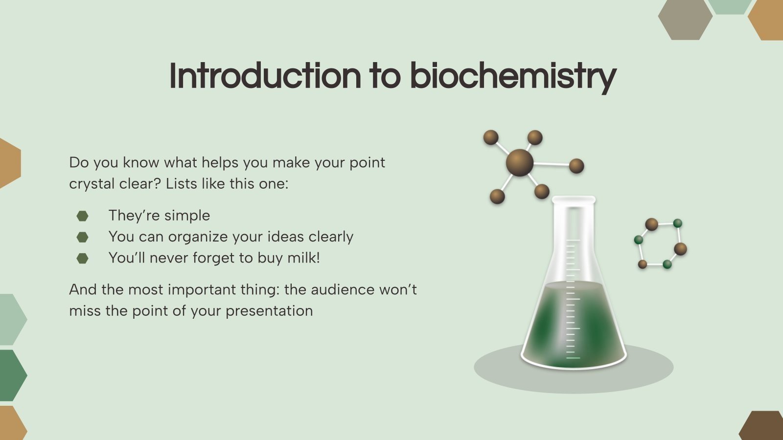 Biochemistry and Biomolecules Science 9th Grade