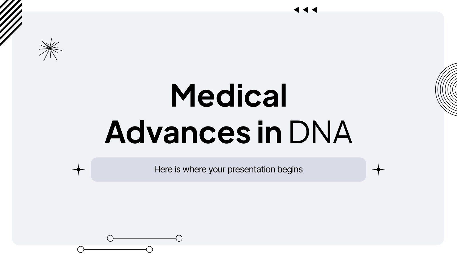 Medical Advances in DNA presentation template 