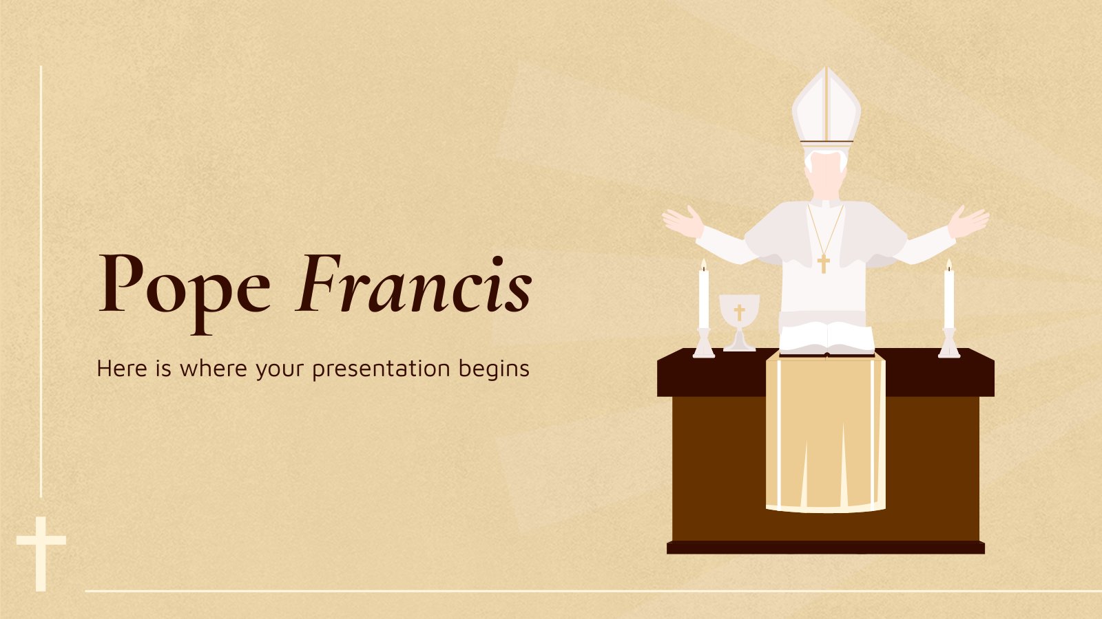 Pope Francis presentation template 